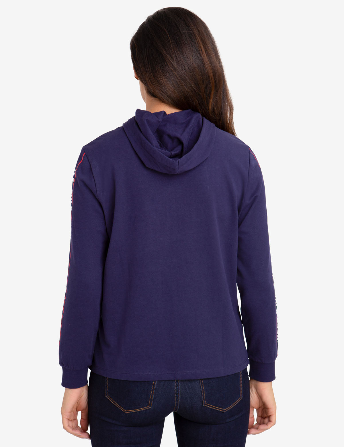 U.S. Polo Assn. Cotton Hoodie with Logo & Drawstring