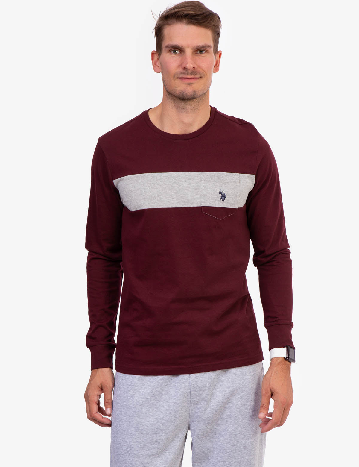 Long Sleeve Striped Pocket T-Shirt for Men & Women | Casual Comfort