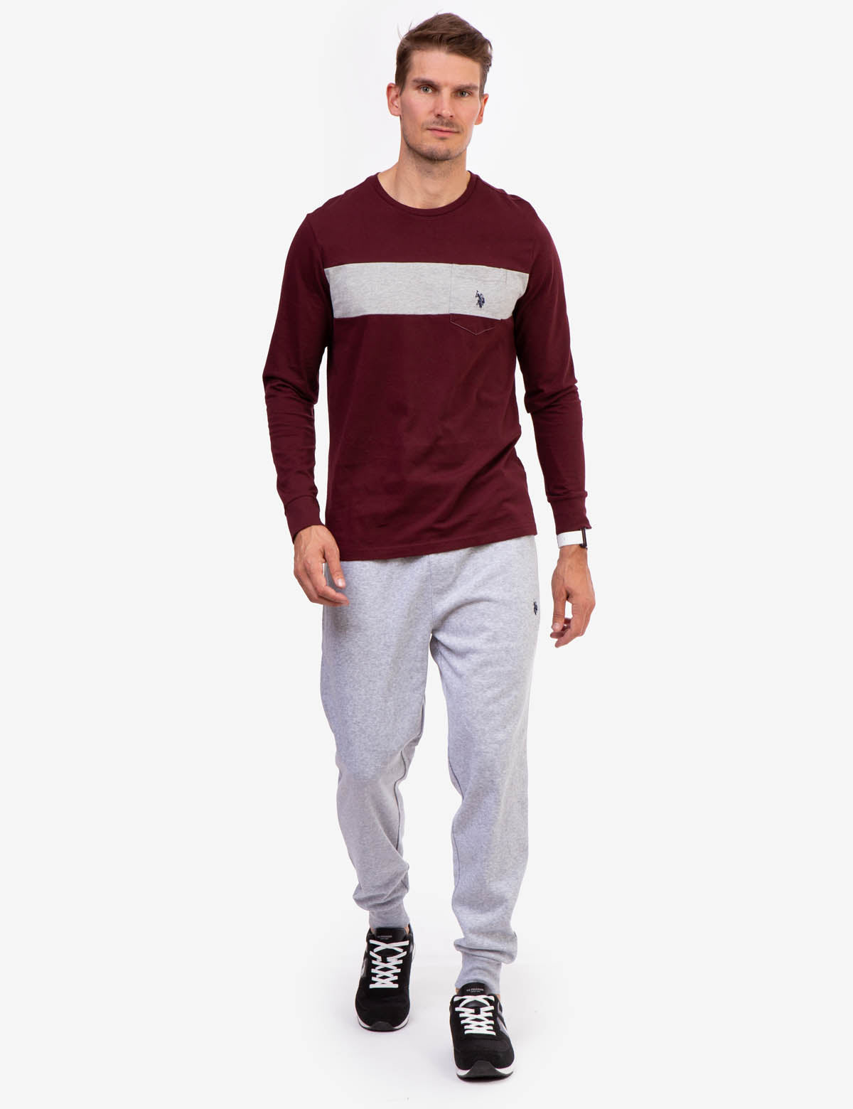 Long Sleeve Striped Pocket T-Shirt for Men & Women | Casual Comfort