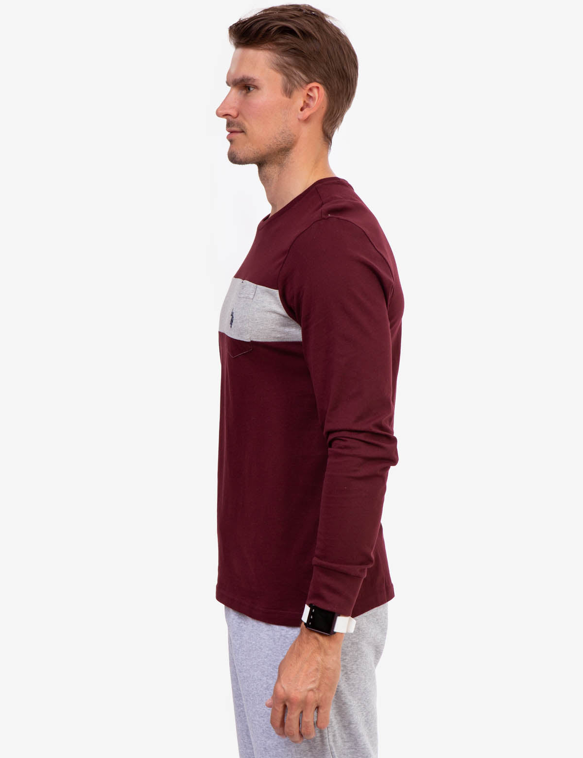 Long Sleeve Striped Pocket T-Shirt for Men & Women | Casual Comfort