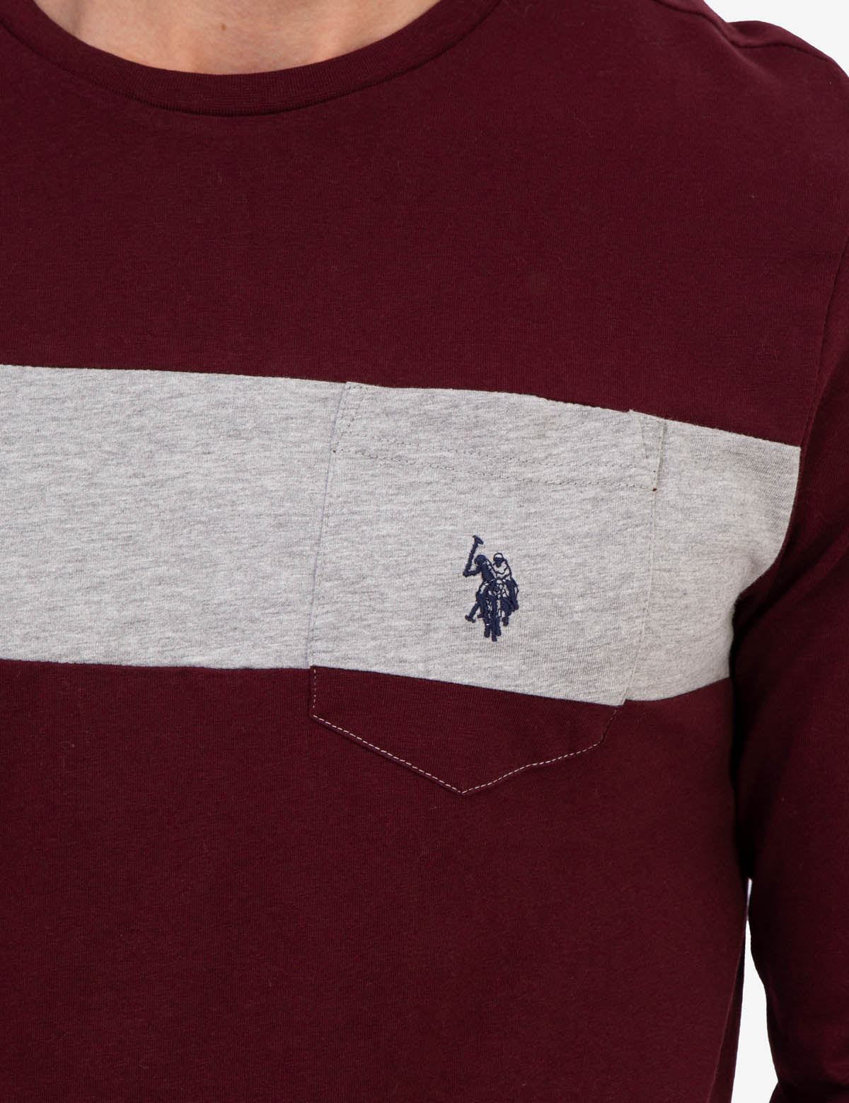 Long Sleeve Striped Pocket T-Shirt for Men & Women | Casual Comfort