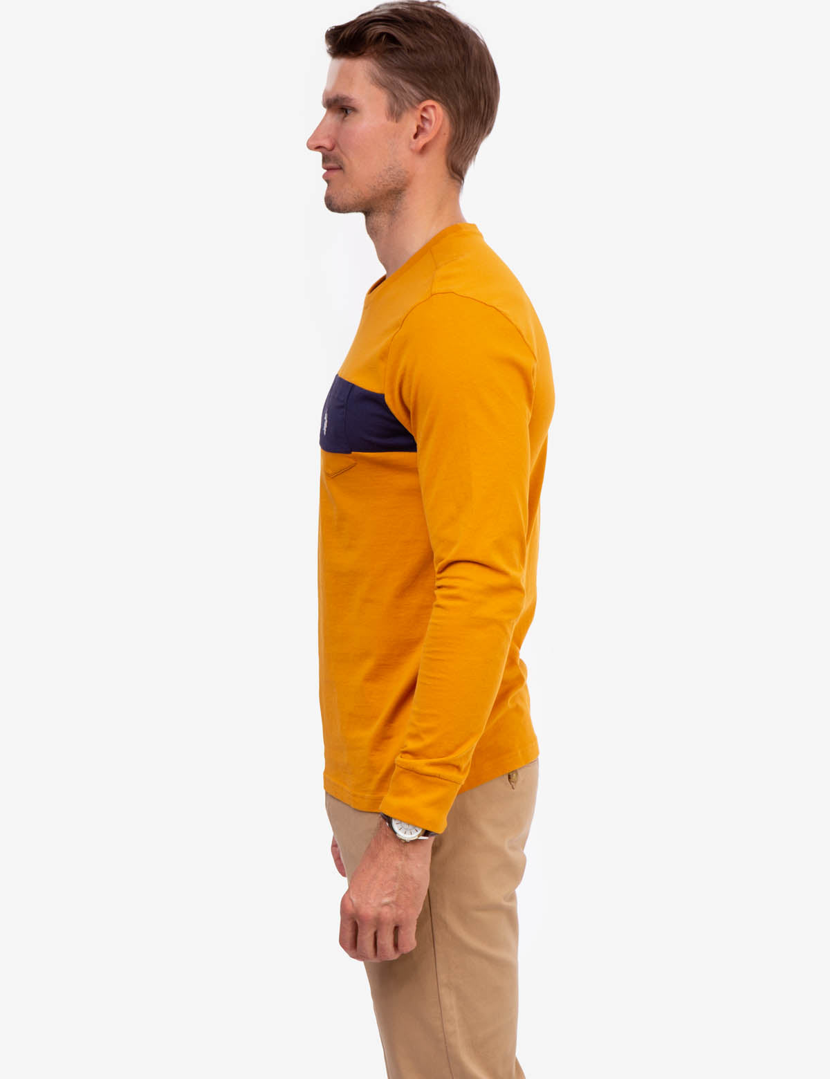 Long Sleeve Striped Pocket T-Shirt for Men & Women | Casual Comfort
