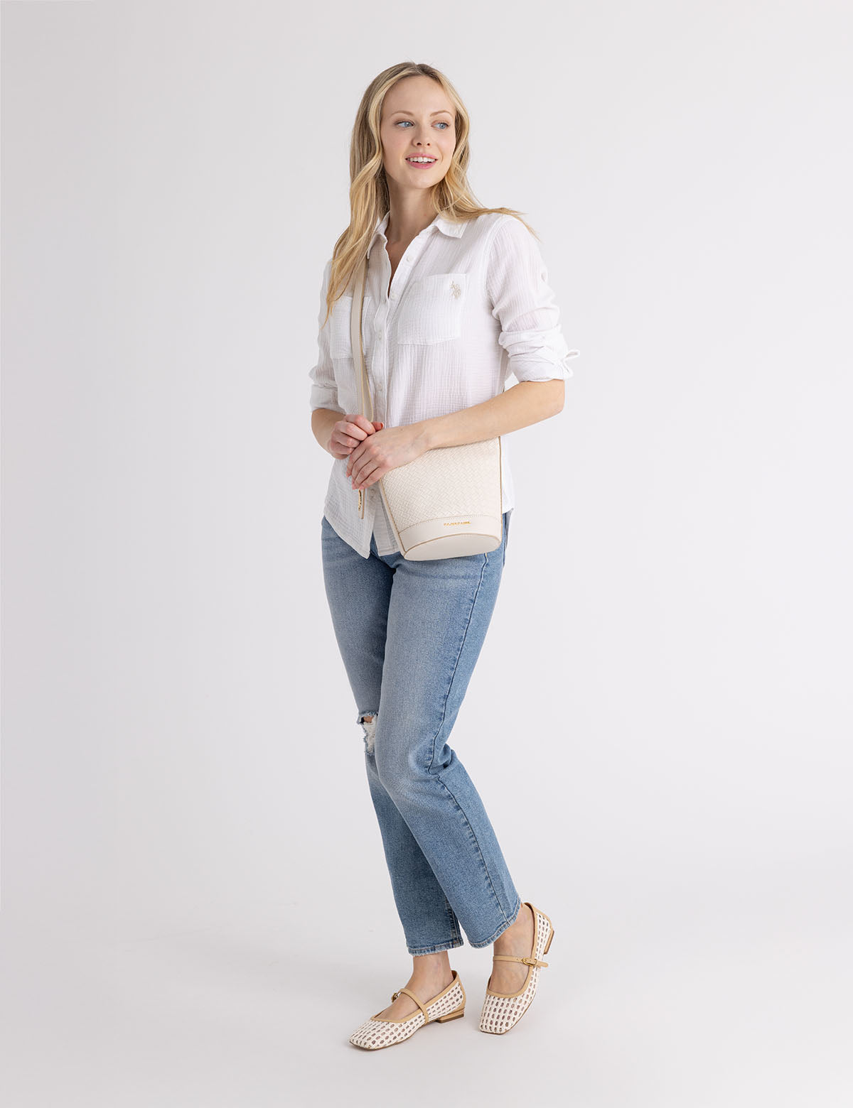 Long Sleeve Crinkle Gauze Shirt | Lightweight & Breathable