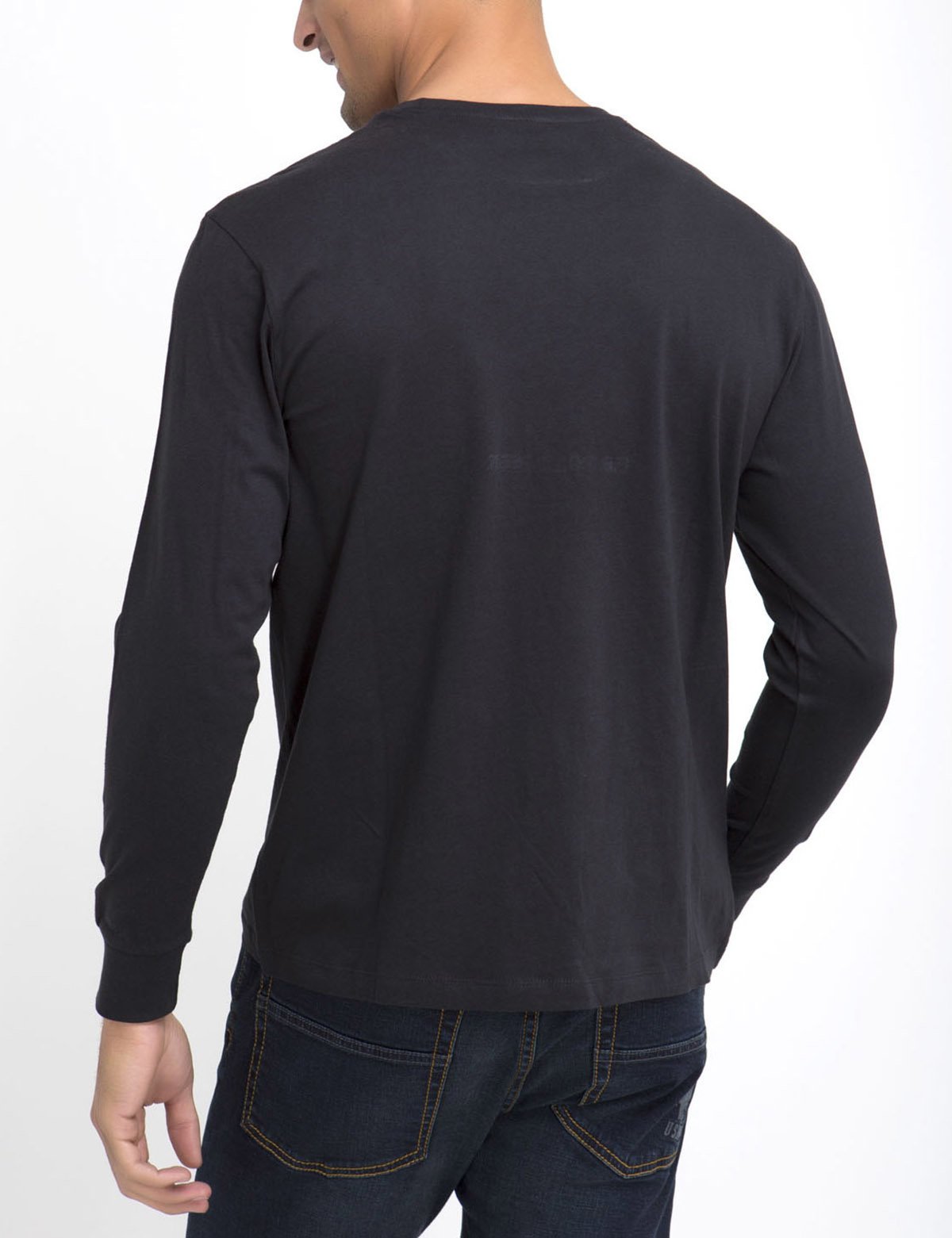 U.S. Flag Long Sleeve Cotton T-Shirt | U.S. Polo Assn.