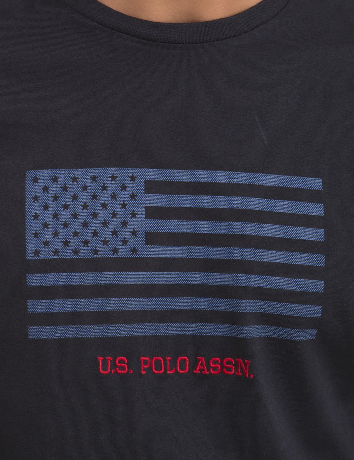 U.S. Flag Long Sleeve Cotton T-Shirt | U.S. Polo Assn.
