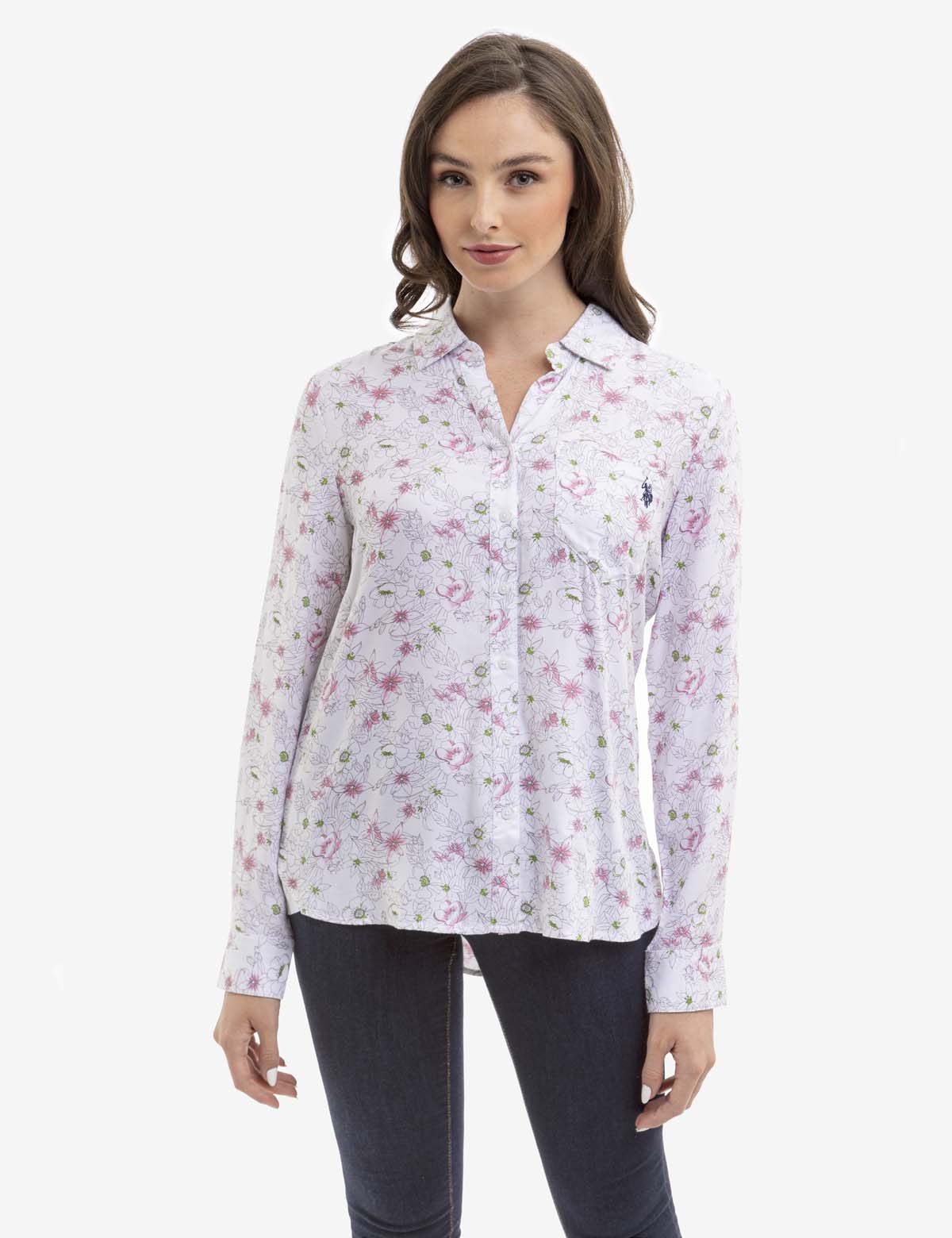 Soft Printed Rayon Shirt with Long Sleeves | Generous Fit