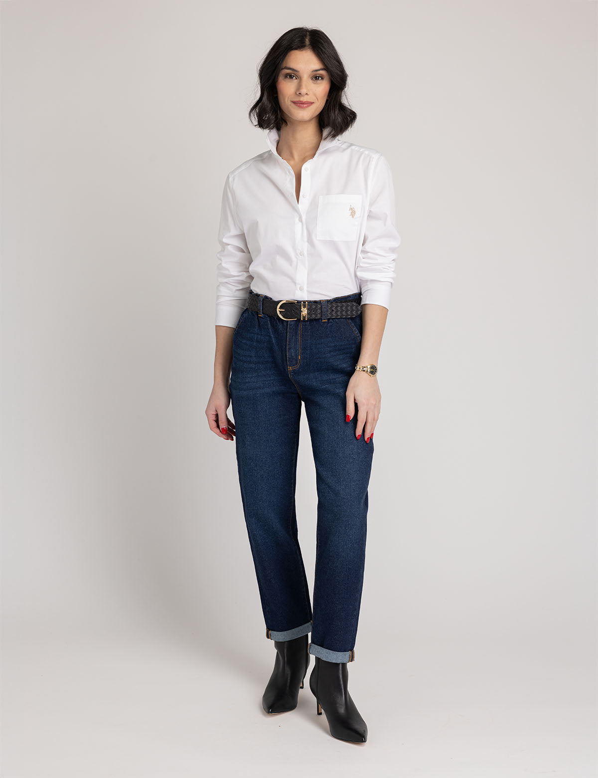 Relaxed Fit Long Sleeve Poplin Shirt | Casual Comfort