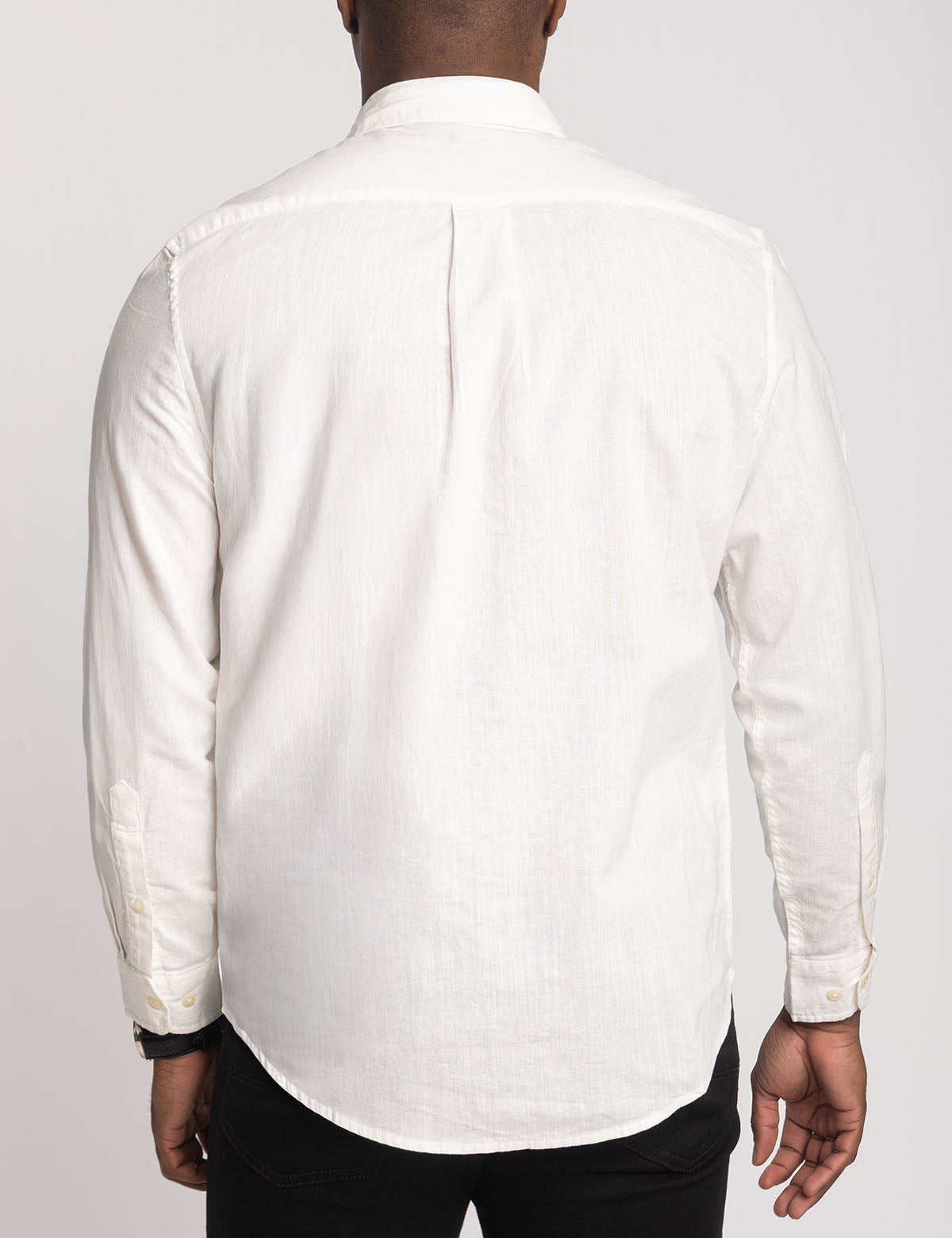 Soft Linen Blend Long Sleeve Shirt | Comfort & Breathable