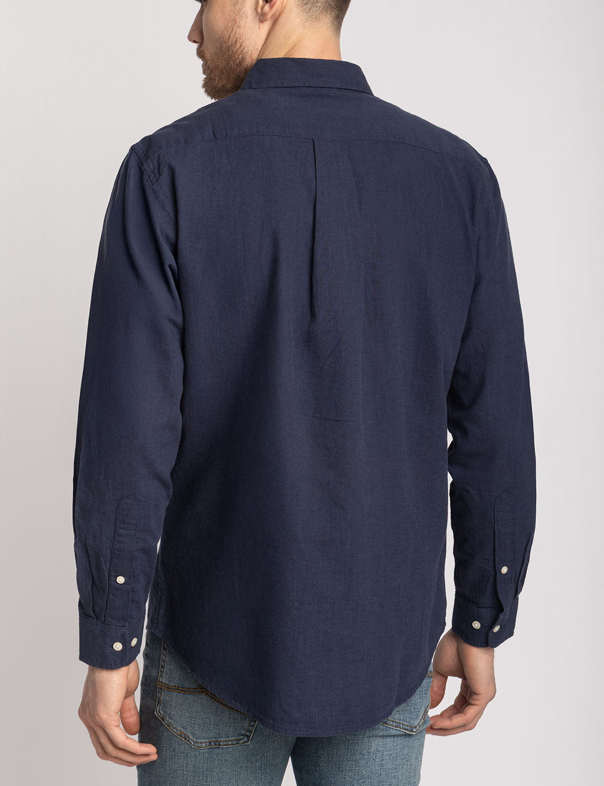 Soft Linen Blend Long Sleeve Shirt | Comfort & Breathable