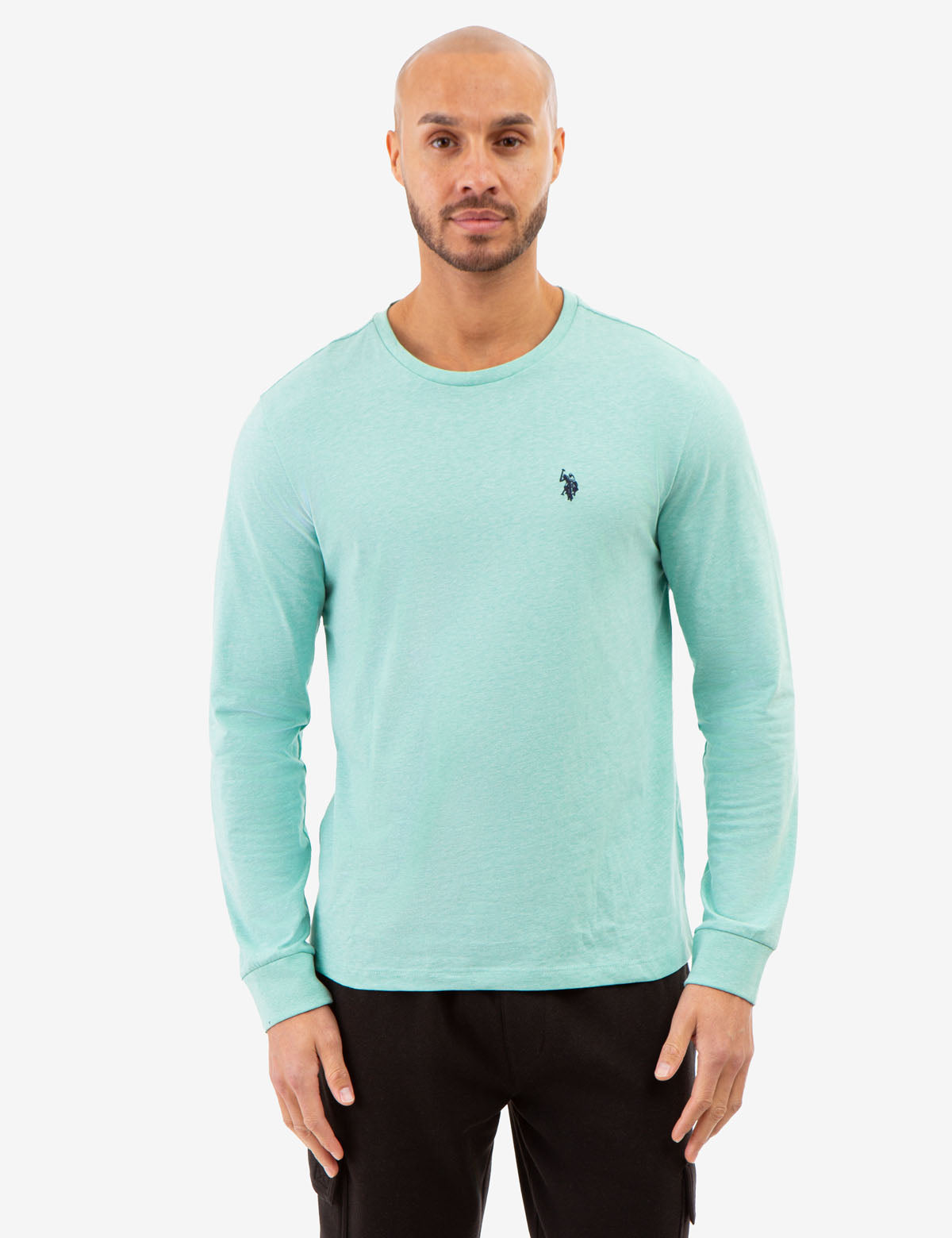 Men's Long Sleeve Solid T-Shirt | Comfort Fit Cotton Tee