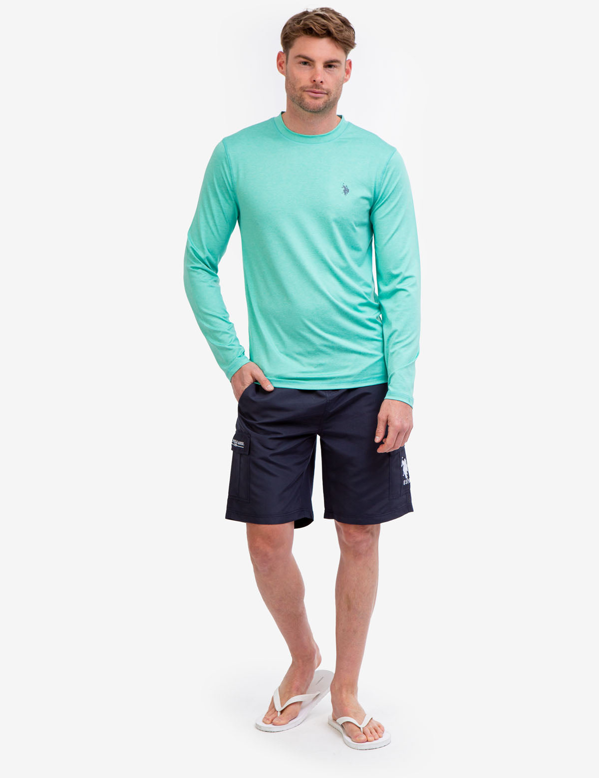 UV Protection Long Sleeve Space Dye Top | Sun Safe Apparel