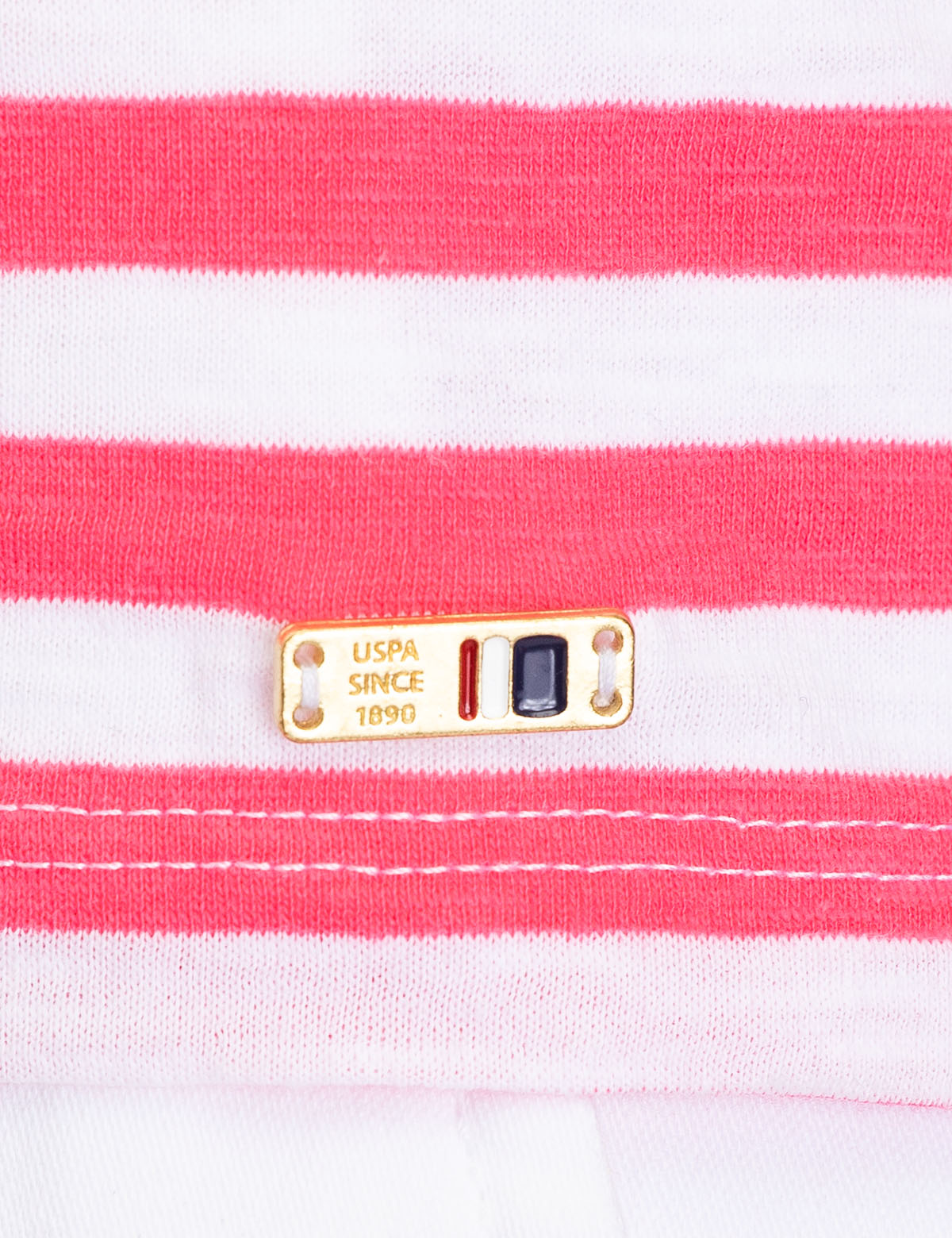 Long Sleeve Square Neck Striped Shirt | USPA