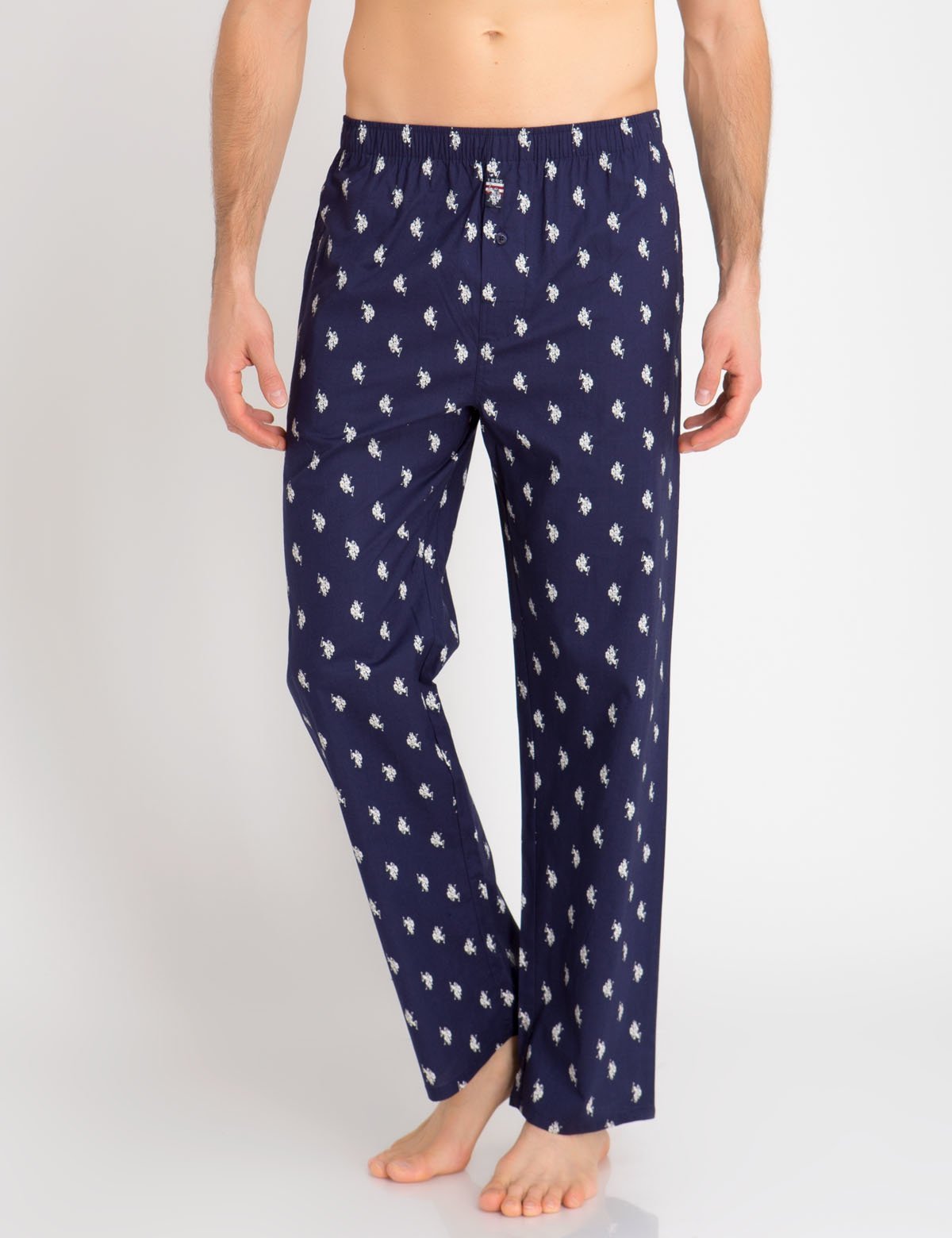 Comfortable Cotton Lounge Pants with Elastic Waistband