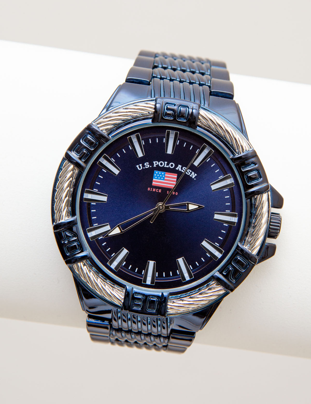 Men's Bluetone Bracelet Watch with Rope Detail | Stylish & Durable