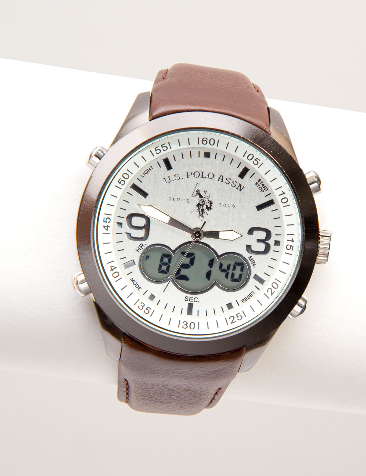 Men's Brown Digital Watch with Strap | ANA Digi