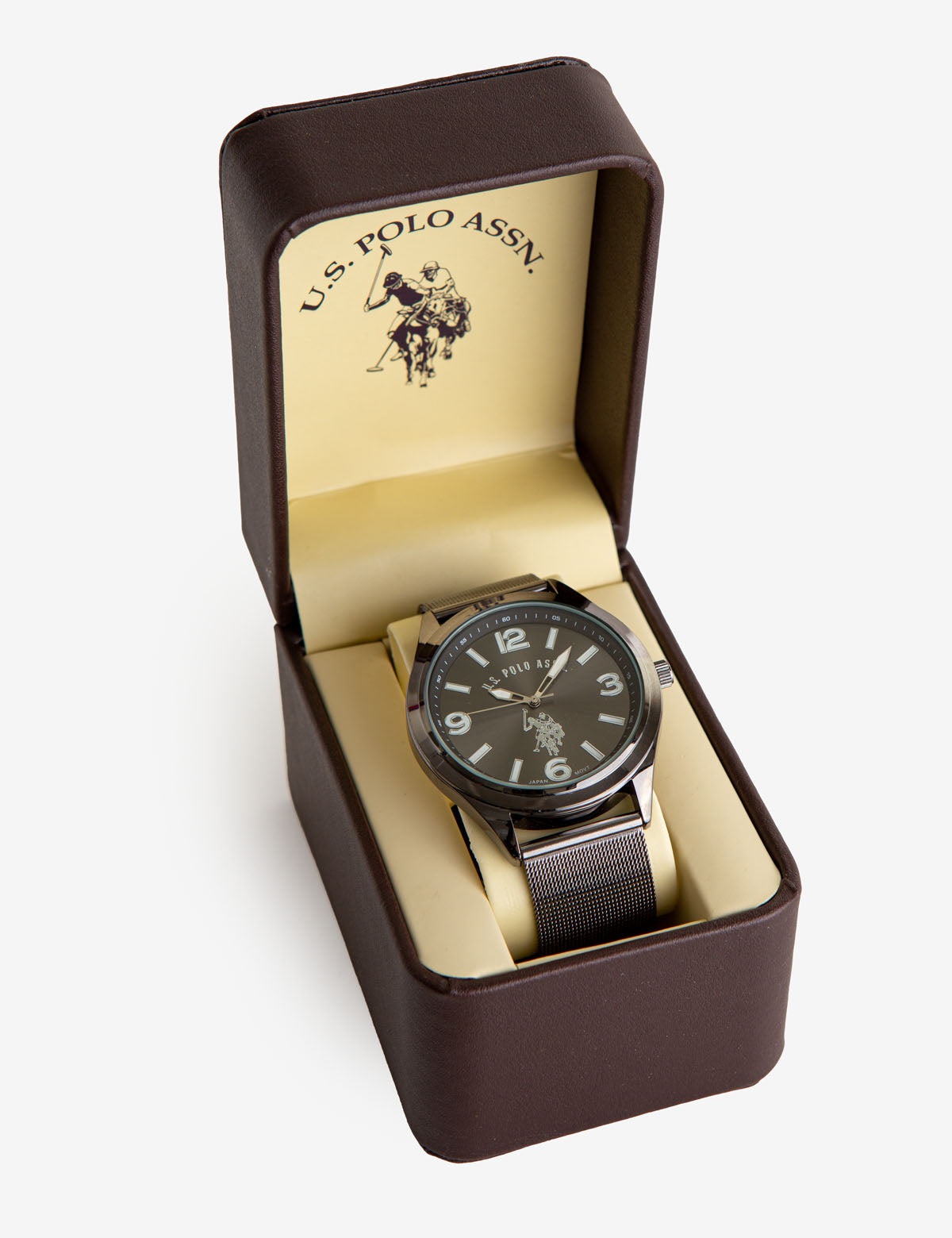 Gunmetal Mesh Bracelet Watch for Men | Stylish & Durable