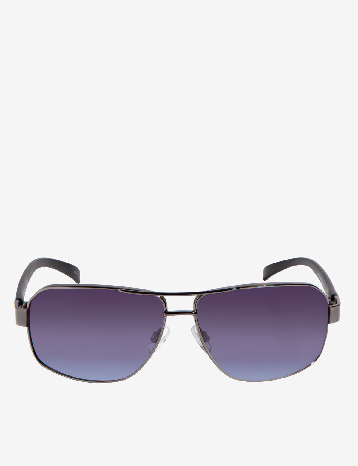 Men's Rectangular Metal Navigator Sunglasses for Outdoor Style