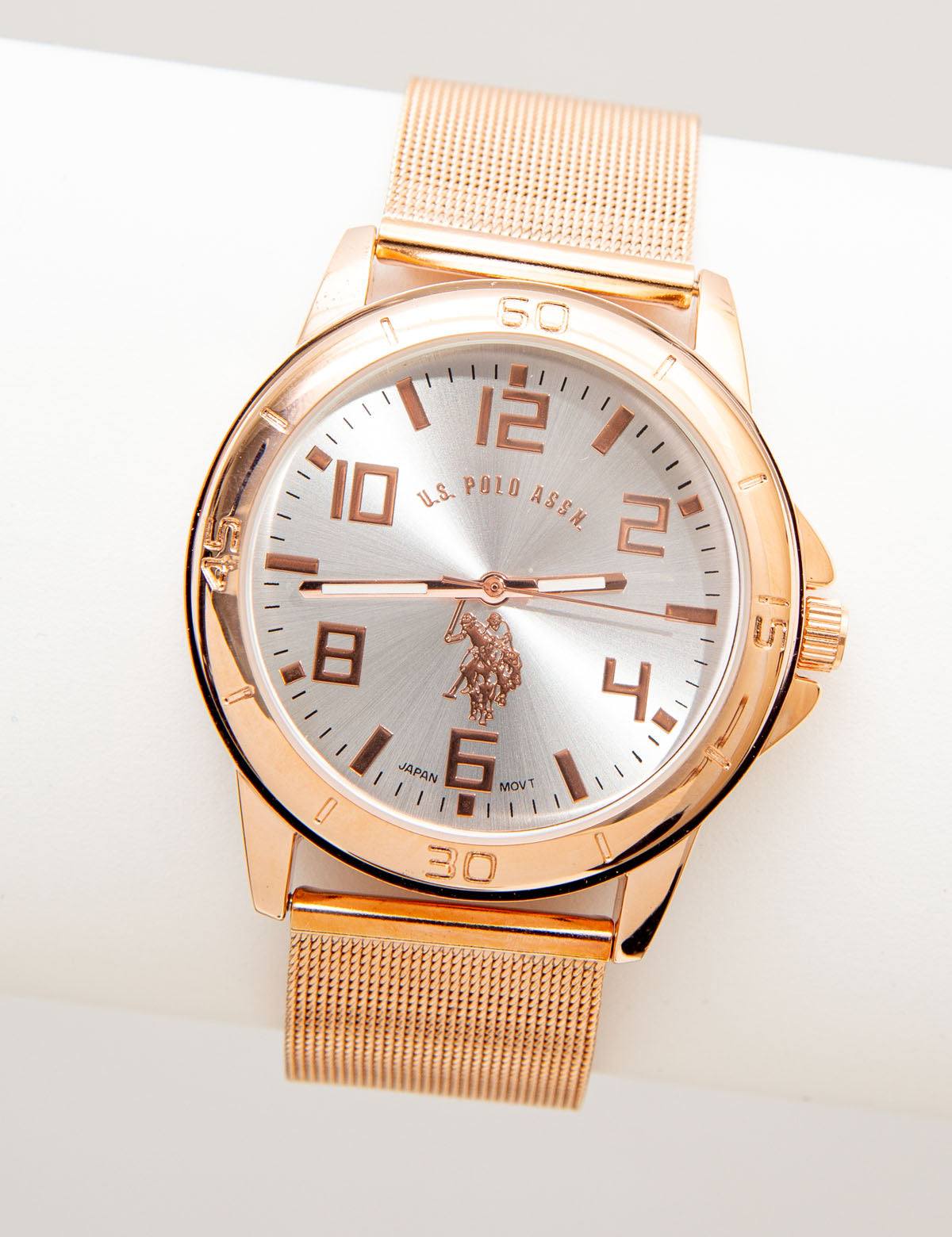 Rose Gold Mesh Bracelet Watch for Men | Stylish & Elegant