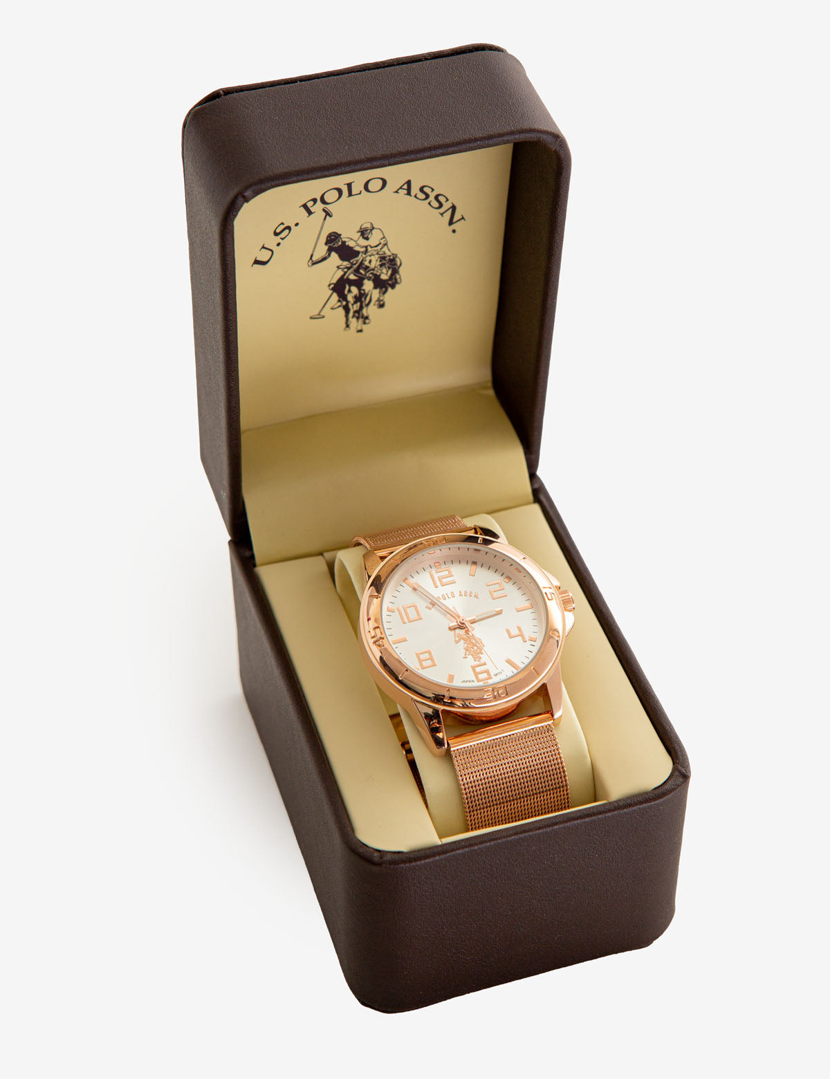 Rose Gold Mesh Bracelet Watch for Men | Stylish & Elegant