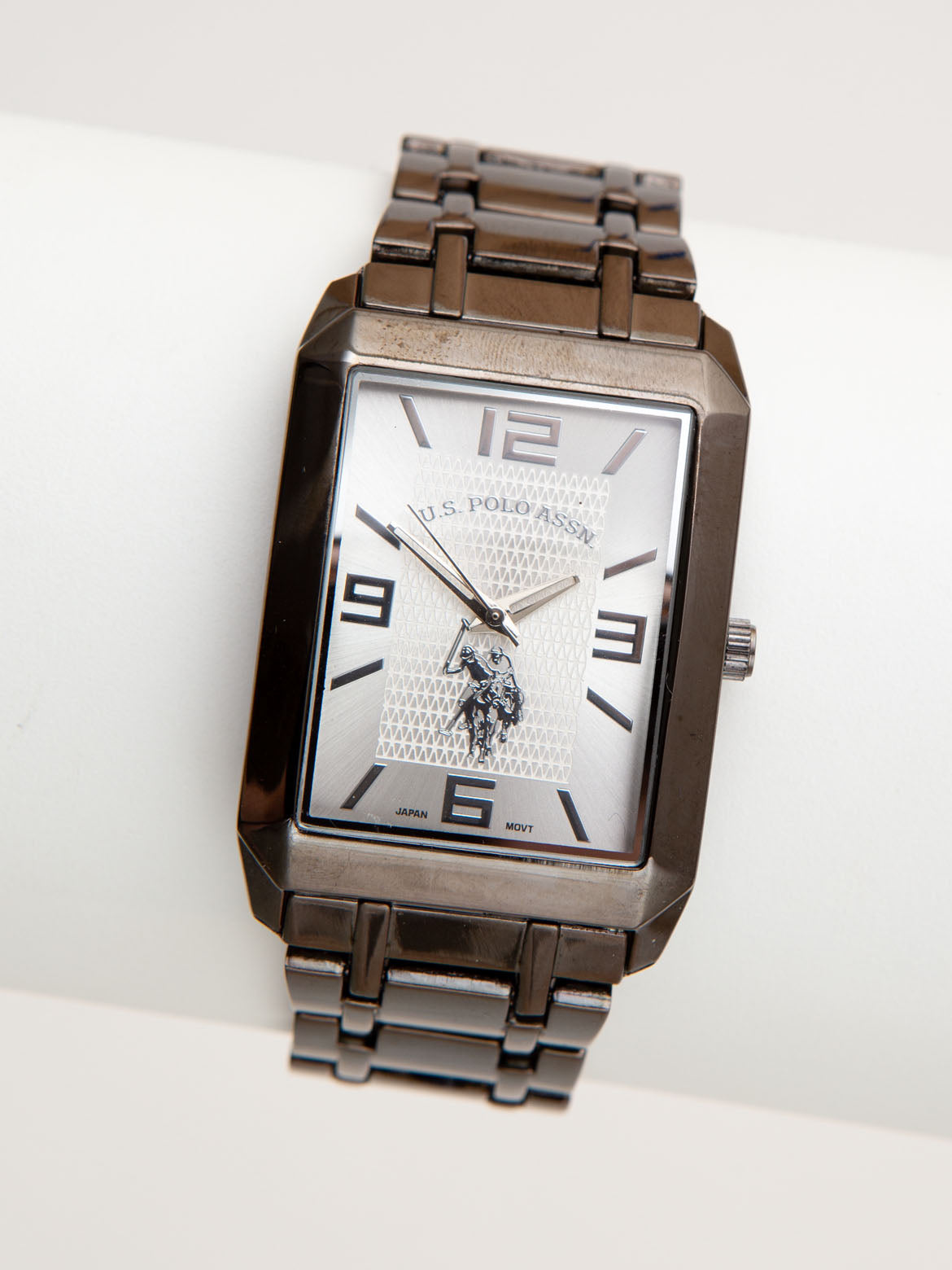 Men's Silver Square Watch | Classic Stainless Steel Design