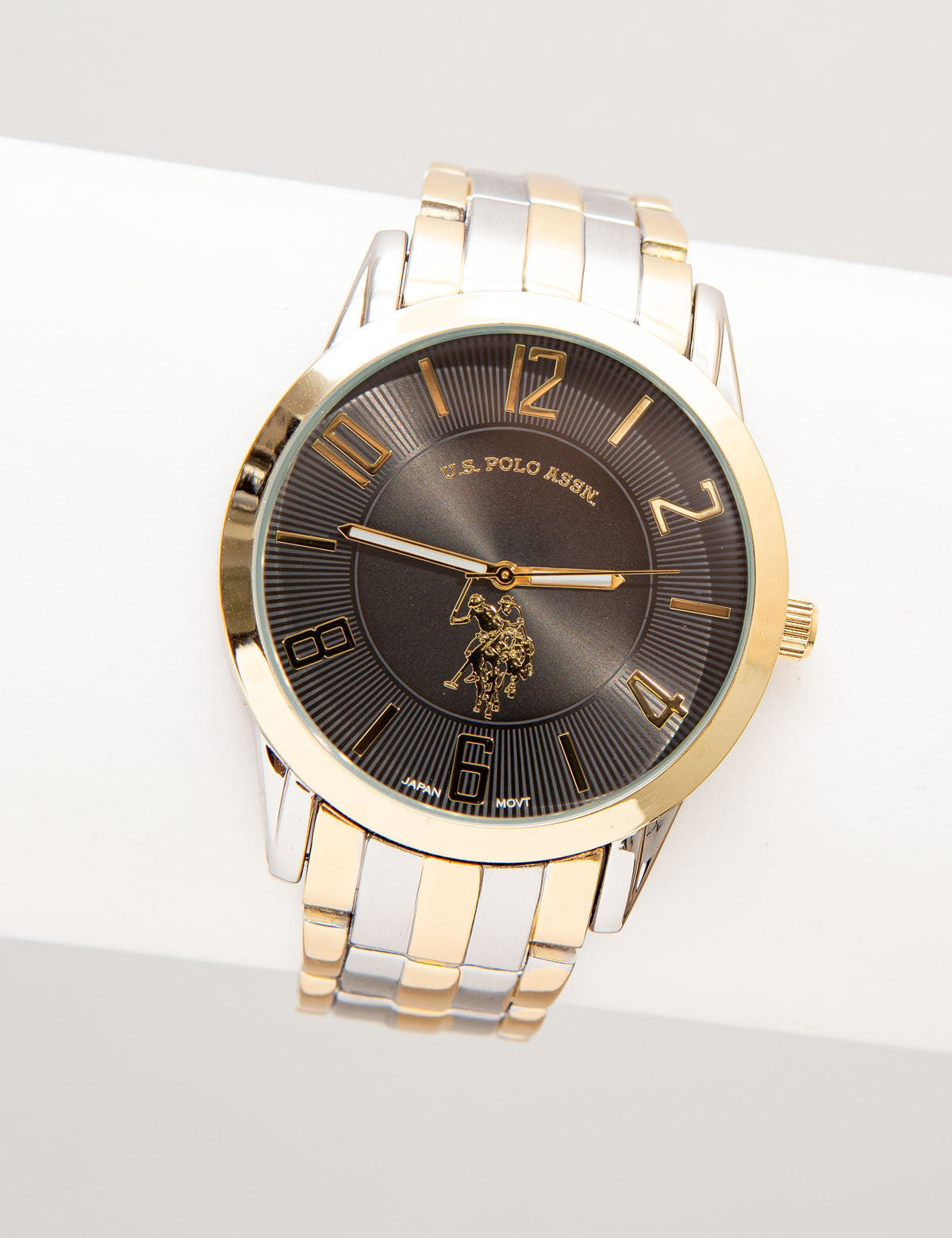 Two-Tone Men's Watch with Grey Dial | Stainless Steel Bracelet