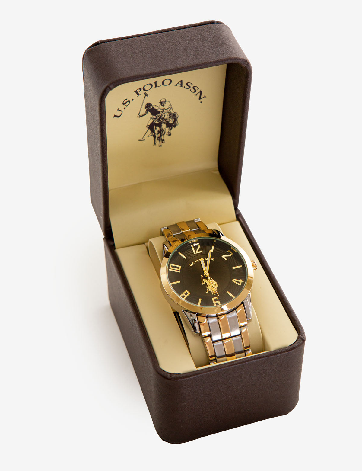 Two-Tone Men's Watch with Grey Dial | Stainless Steel Bracelet
