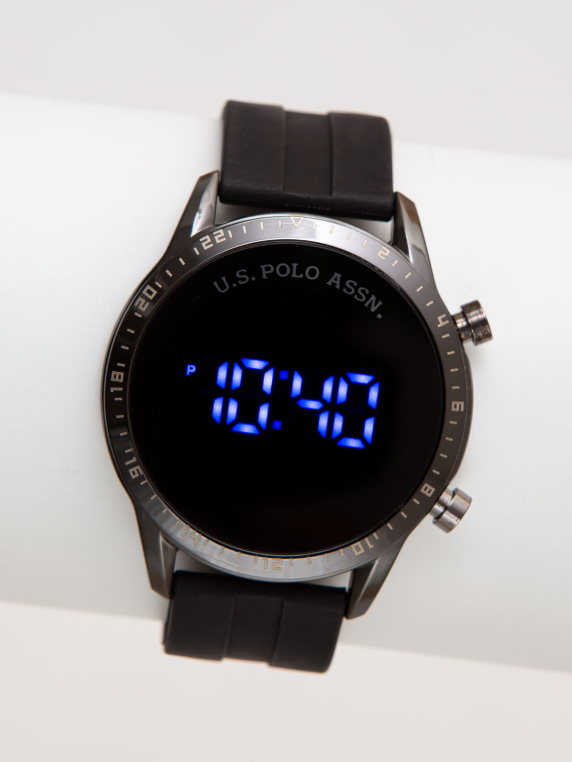 Men's Black LED Watch with Strap | USPA