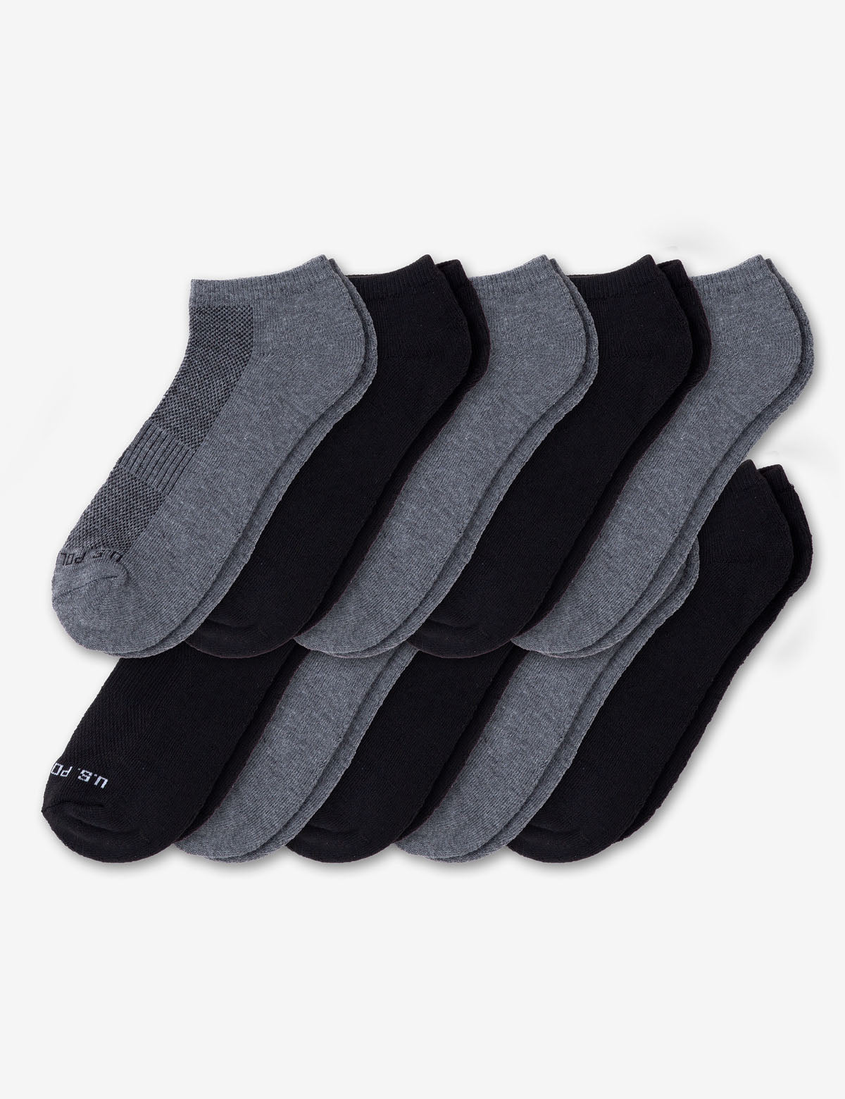 Performance Low Cut Socks 10-Pack for Men | Breathable & Cushioned