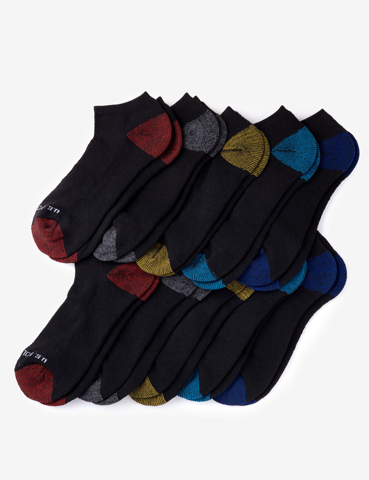Performance Low Cut Socks 10-Pack for Men | Breathable & Cushioned