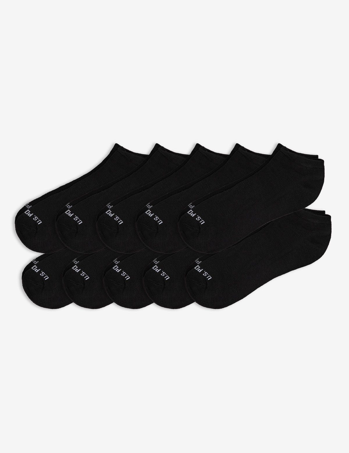 Men's 10-Pack Black Low Cut Socks | Breathable & Comfortable