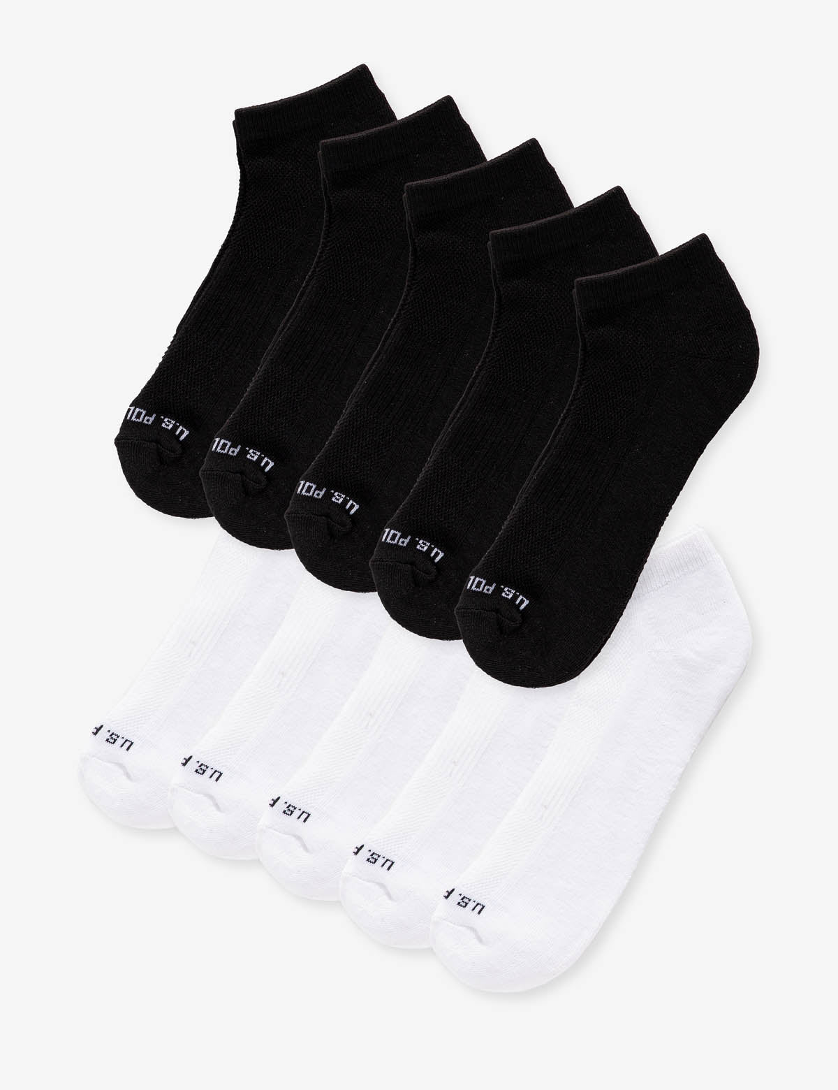 Men's 10-Pack Low Cut Performance Socks for Sports & Running