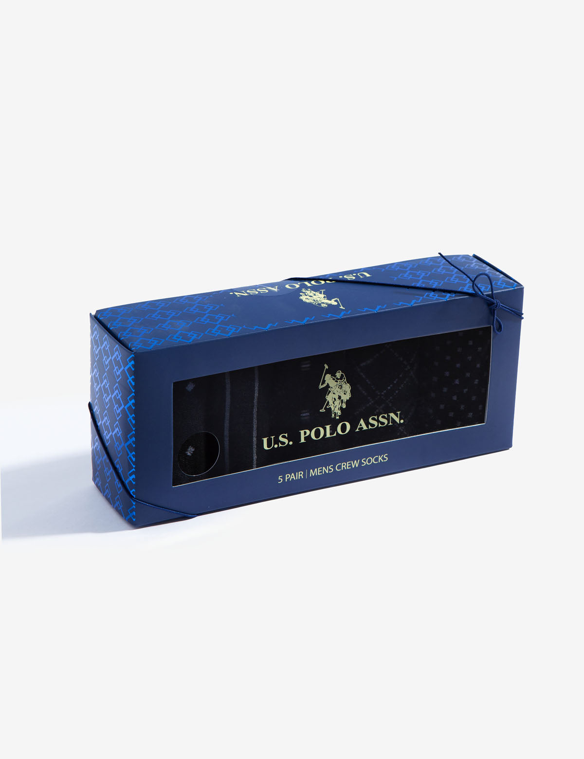 Men's 5-Pack Dress Crew Socks with Ribbed Hems | U.S. POLO ASSN.