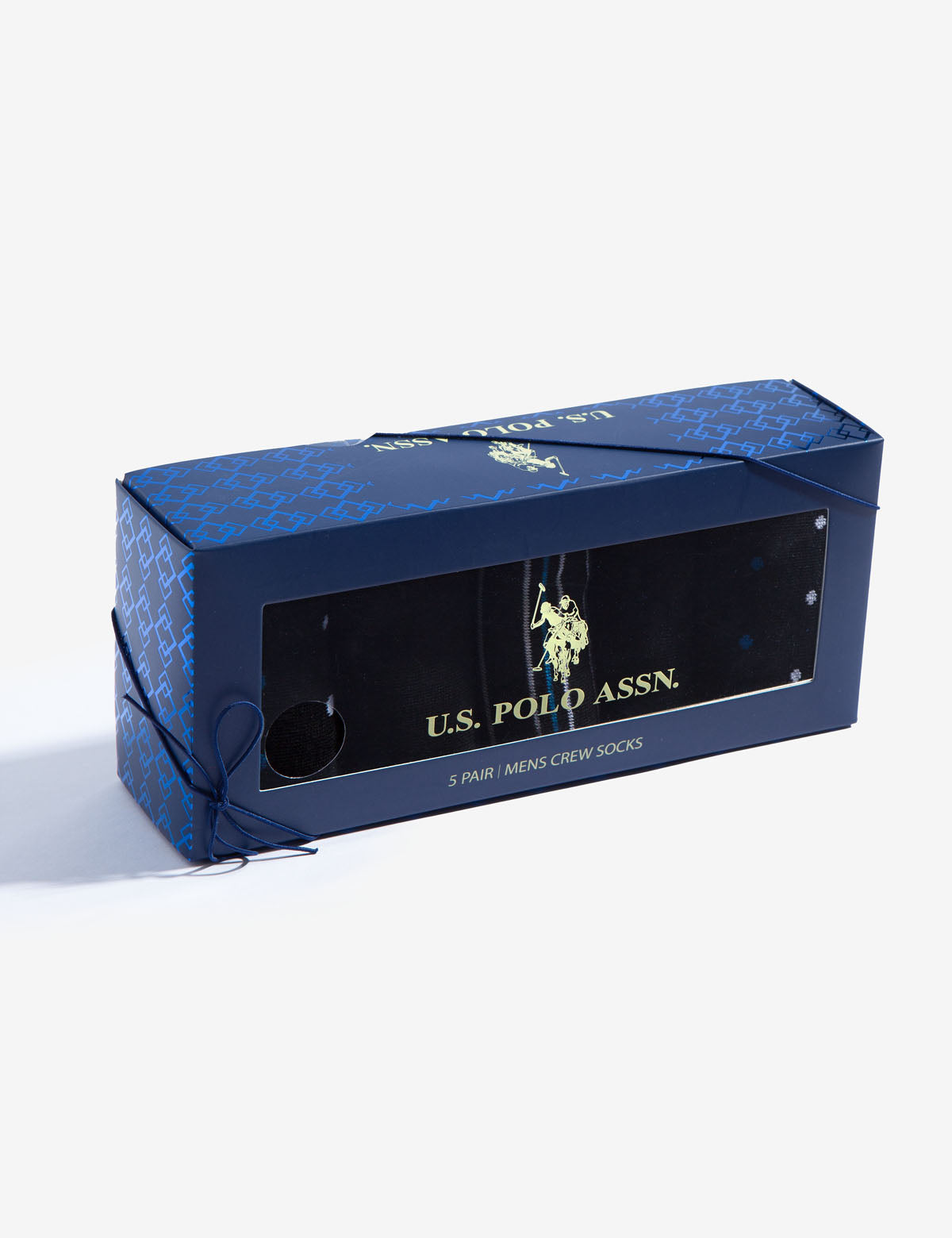 Men's 5-Pack Dress Socks Gift Set with Polka Dot & Striped | U.S. Polo Assn.