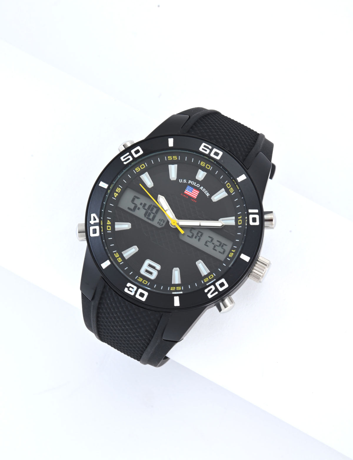 Men's Black Digital Sport Watch with Strap | ANA