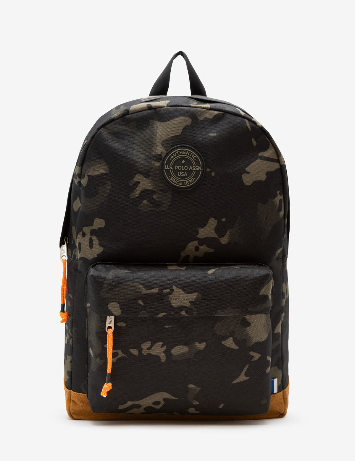 Men's Camo Backpack with Adjustable Straps & Mesh Pocket | USPA