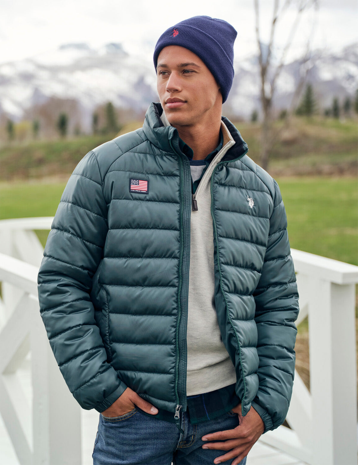 Classic Logo Beanie for Men | Winter Knit Hat