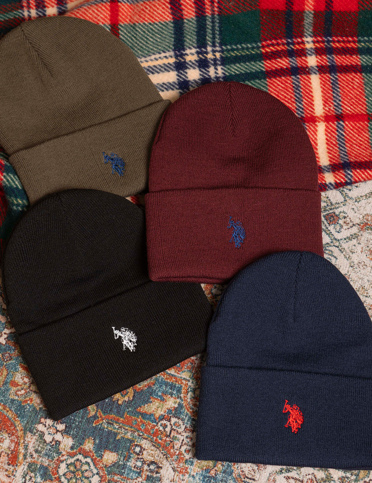 Classic Logo Beanie for Men | Winter Knit Hat