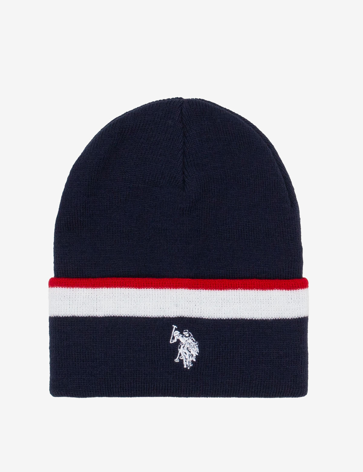 Classic Logo Stripe Beanie for Men | Signature Winter Hat