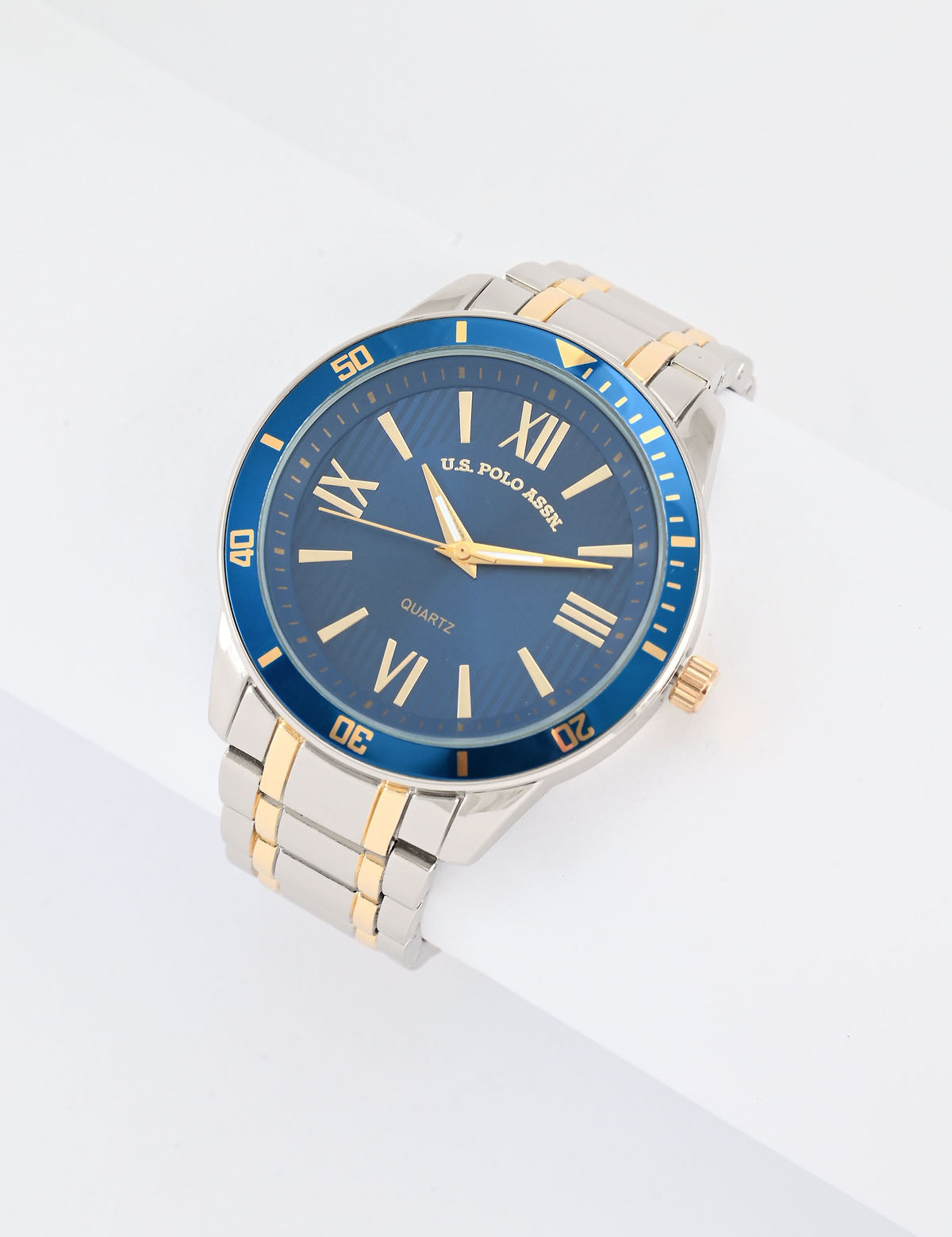 Men's Silver Link Bracelet Watch | Stainless Steel & Waterproof