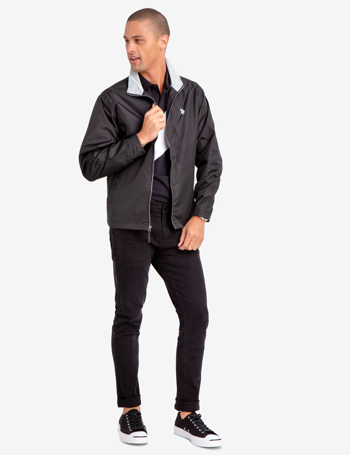 Mesh-Lined Windbreaker Jacket with Front Pockets | Lightweight & Breathable