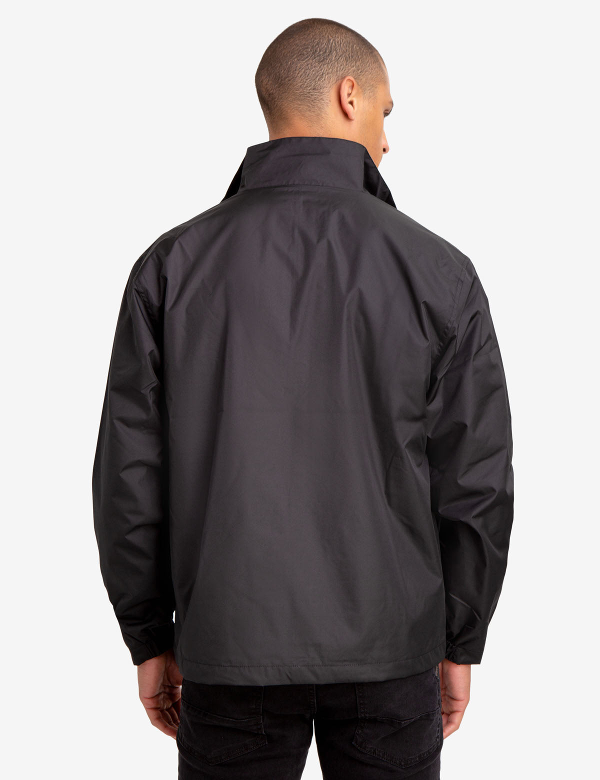 Mesh-Lined Windbreaker Jacket with Front Pockets | Lightweight & Breathable