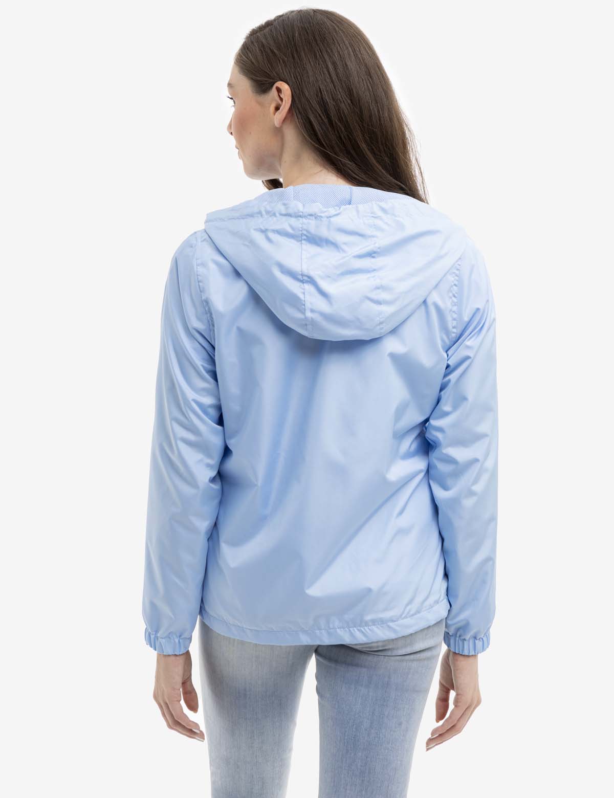 Metallic Logo Windbreaker Jacket for Men & Women