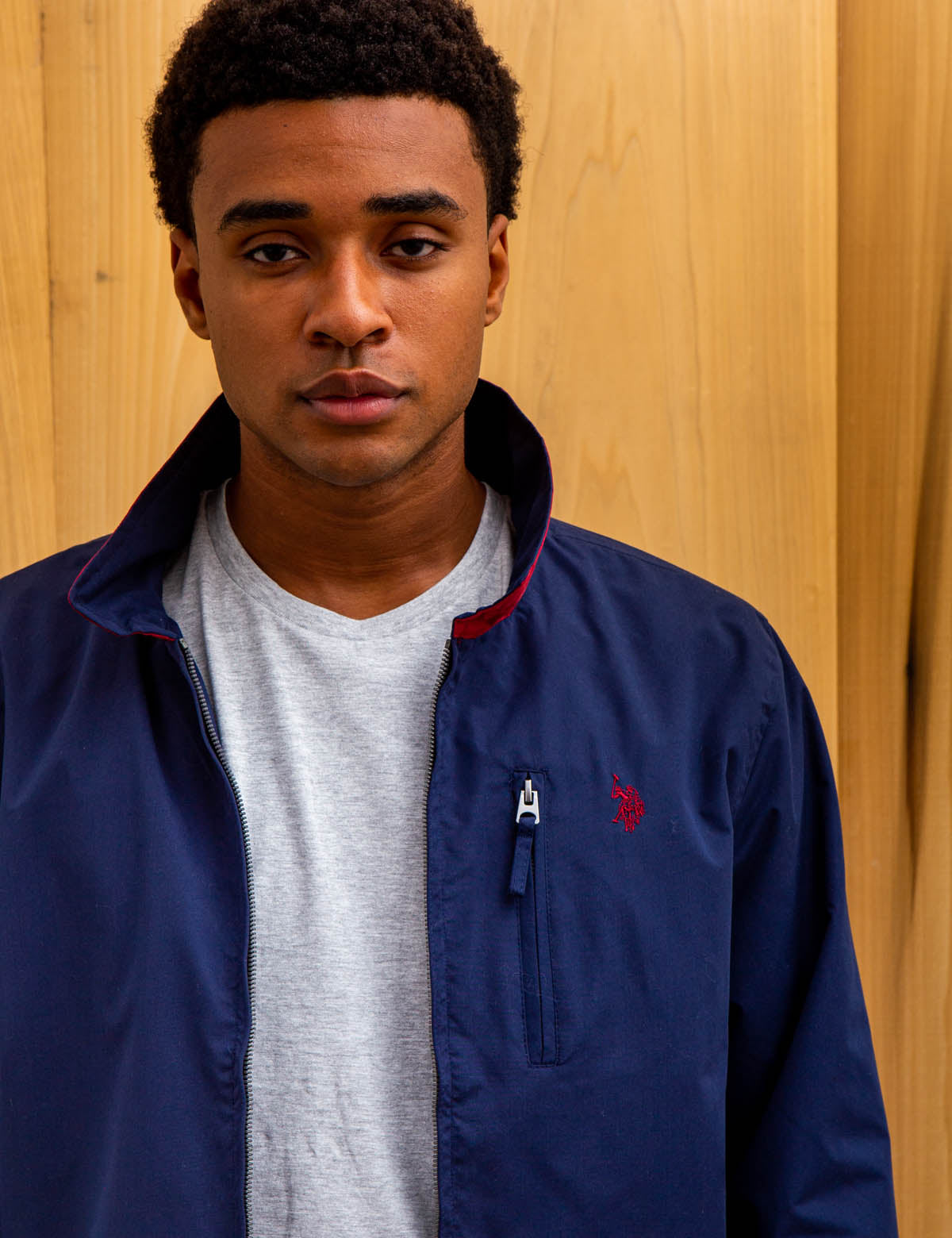 Micro Fleece Golf Jacket with Zip Pocket & Collar | Waterproof