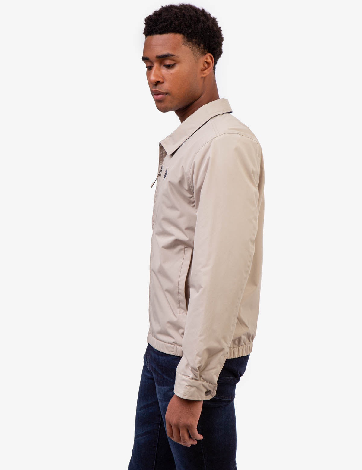 Micro Fleece Golf Jacket with Zip Pocket & Collar | Waterproof