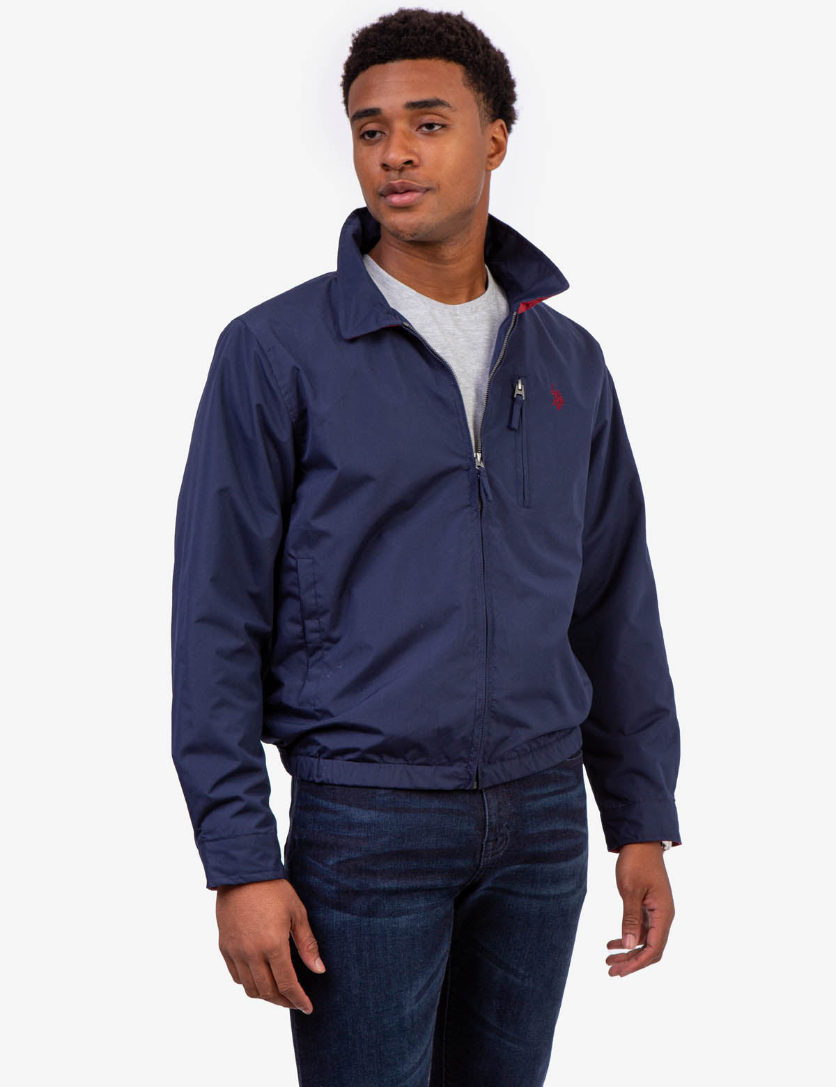 Micro Fleece Golf Jacket with Zip Pocket & Collar | Waterproof