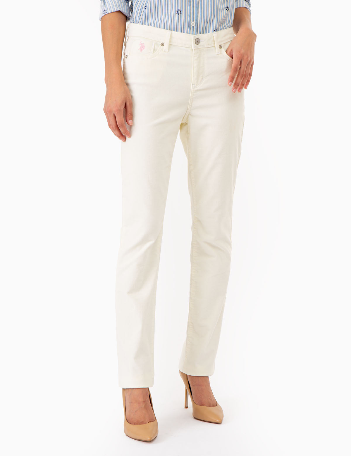 Mid Rise Corduroy Pants for Men & Women | Comfort Fit