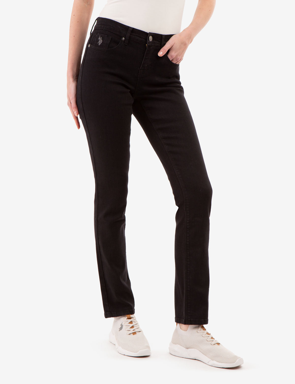 Mid Rise Slim Straight Jeans for Men | Comfort Fit Denim