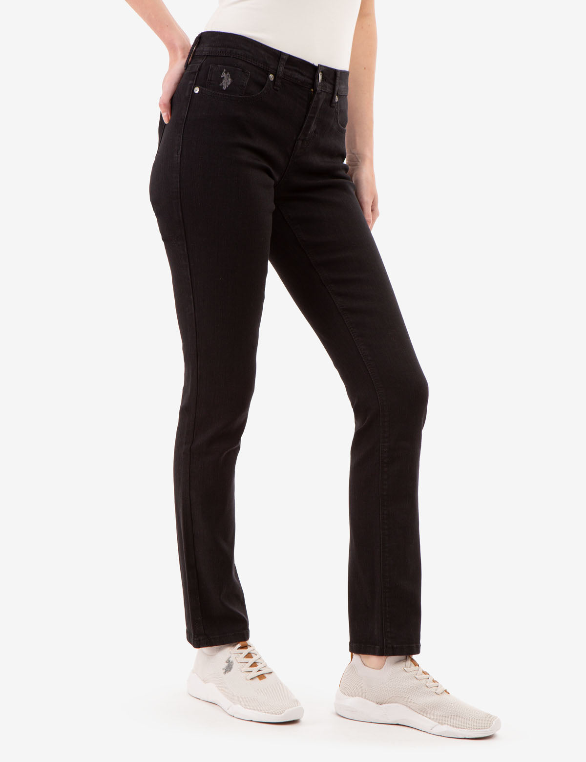Mid Rise Slim Straight Jeans for Men | Comfort Fit Denim