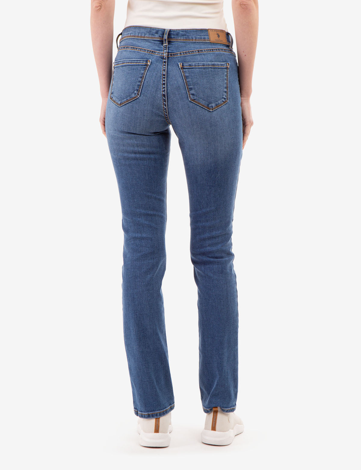 Mid Rise Slim Straight Jeans for Men | Comfort Fit Denim
