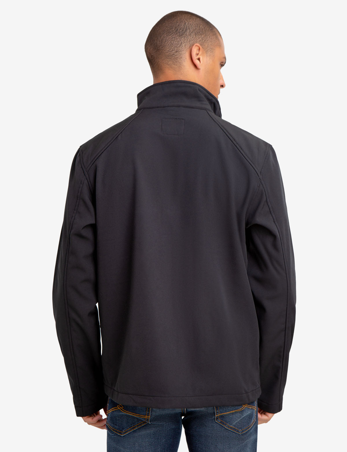 Mock Neck Jacket for Men | 100% Polyester Lightweight